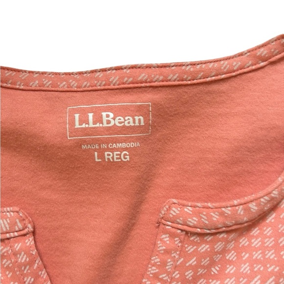 LLBean Women’s Shortsleeved T Shirt Size L - Picture 2 of 7